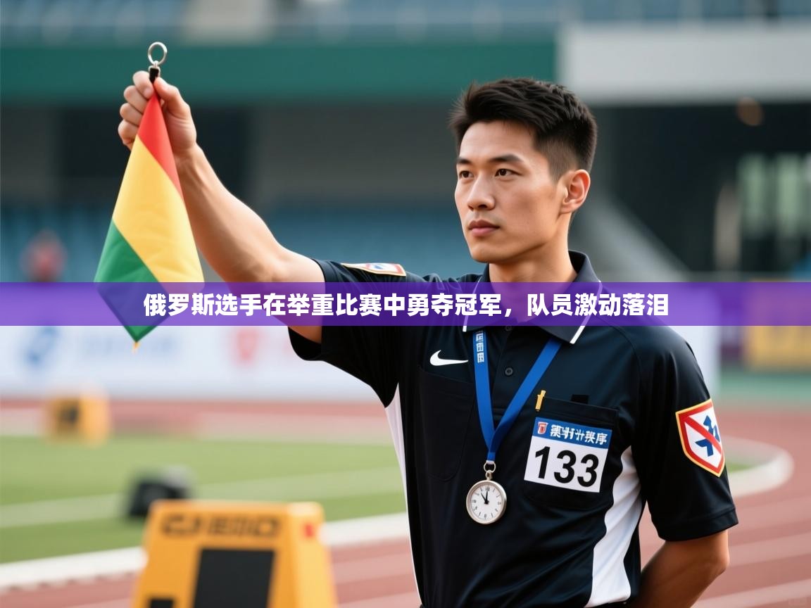 俄罗斯选手在举重比赛中勇夺冠军，队员激动落泪  第1张