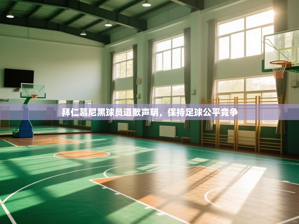 拜仁慕尼黑球员道歉声明，保持足球公平竞争  第1张