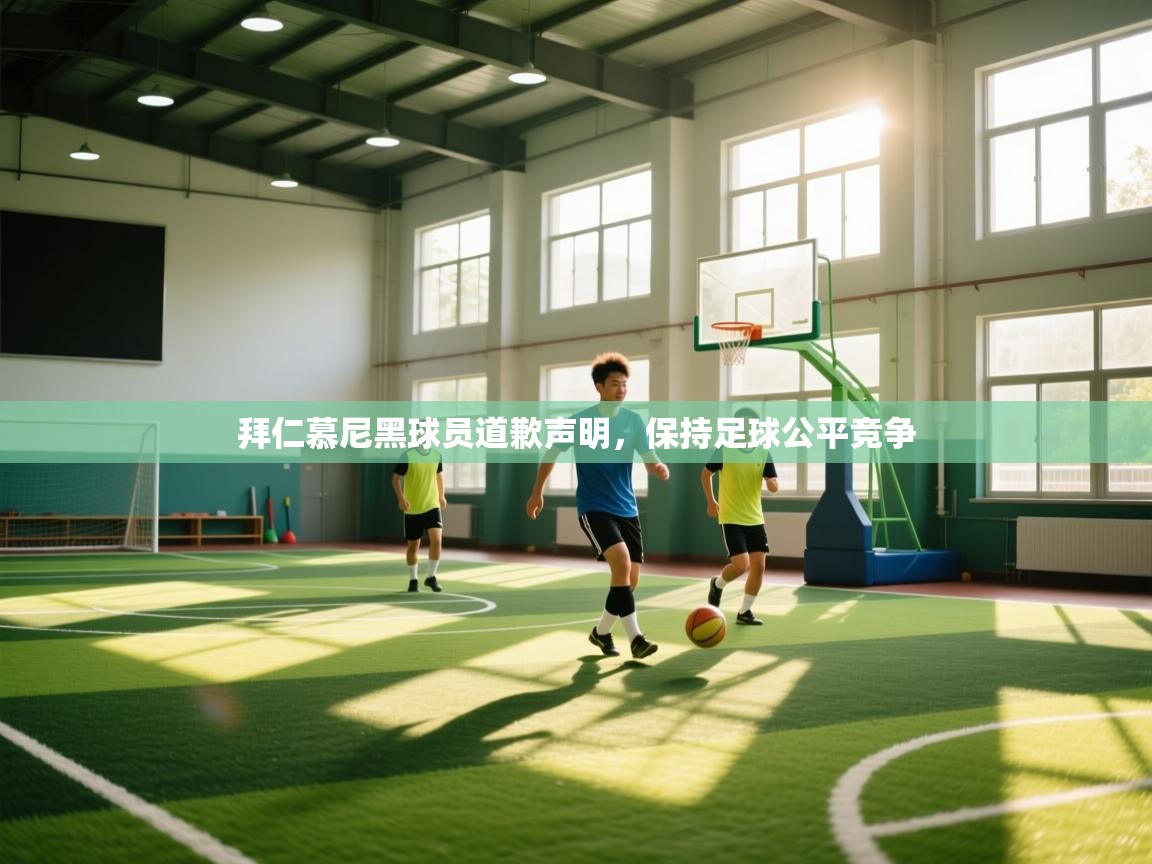 拜仁慕尼黑球员道歉声明，保持足球公平竞争  第2张